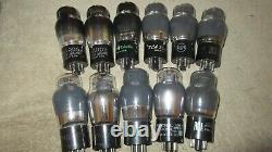 (11) NOS to Strong RCA & Other 6F6G Zenith Radio Audio Tubes