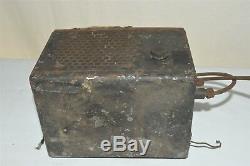 1930's old Classic ZENITH original car dash power tube radio box unit USA USA