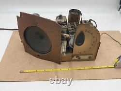 1930s Prewar Zenith 6D311 Wavemagnet 5 Tube Am Radio Chassis 5646 Base 5 Parts