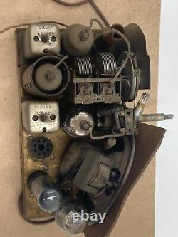 1930s Prewar Zenith 6D311 Wavemagnet 5 Tube Am Radio Chassis 5646 Base 5 Parts