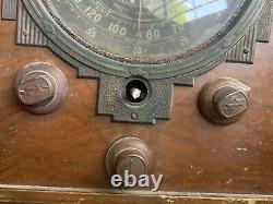 1936 Zenith Antique Vintage Tombstone Tube Radio