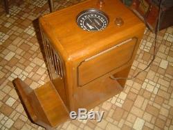 1937 ZENITH CHAIRSIDE TUBE RADIO, Model 5R236 Works