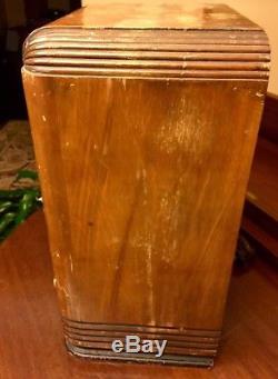 1937 Zenith 5-S-127 Tube Radio Tombstone Long Distance For Restoration