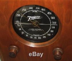 1938 Zenith Mod. 5-R-226 Tombstone Tube Radio WithOriginal Bill Of Sale