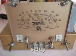 1939 ZENITH Tombstone Radio MODEL 5S327 With Racetrack Dial Restored Condition