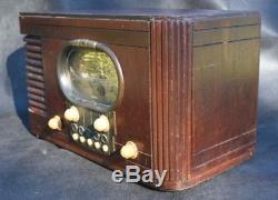 1939 Zenith 5-S-320 wood table radio- Very good condition- Great resto project