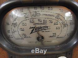 1939 Zenith Radio Model # 5-S-319 with Race Track Dial, Works Good