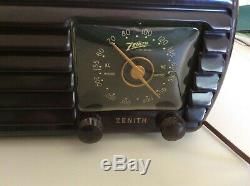 1942 Zenith 2 Dial Model 5D-611 Working Bakelite time capsule condition