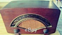 1946 Zenith Model 8H034 multi-band tube table radio working (kinda) parts/repair