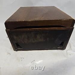 1947 ZENITH 6R886 6 Tube AM Radio Phonograph Wood Chassis 6E02 Restorative Deco