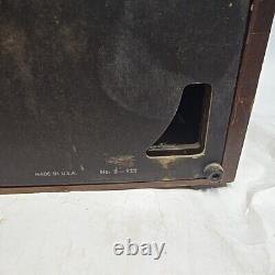 1947 ZENITH 6R886 6 Tube AM Radio Phonograph Wood Chassis 6E02 Restorative Deco