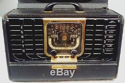1948 ZENITH Trans-Oceanic Short Wave Radio Model 8G005TZ1Y Black 8G005 WORKS