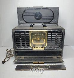 1948 Zenith 8G005 Transoceanic 6 Band AM & Short-Wave Radio For Parts Or Repair