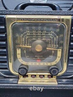 1948 Zenith 8G005 Transoceanic 6 Band AM & Short-Wave Radio For Parts Or Repair