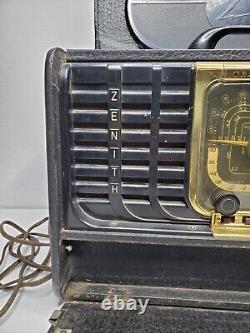 1948 Zenith 8G005 Transoceanic 6 Band AM & Short-Wave Radio For Parts Or Repair