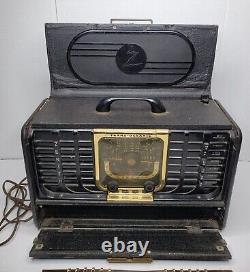 1948 Zenith 8G005 Transoceanic 6 Band AM & Short-Wave Radio For Parts Or Repair