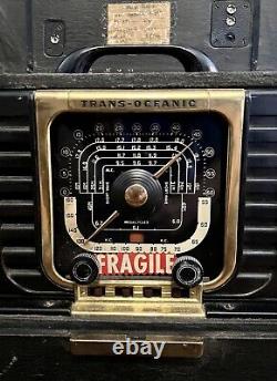 1950's Zenith Trans-Oceanic AM/Short Wave Radio