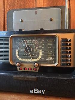1950s Vintage Zenith Trans-Oceanic Portable Radio