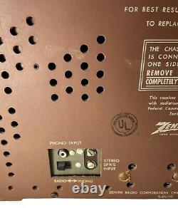 1950s Zenith Radio C730 AM/FM/FM A. F. C. Tube Radio Working Rare
