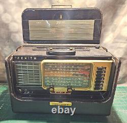 1950s Zenith Trans-Oceanic Wave Magnet Tube Radio Model L600