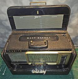 1950s Zenith Trans-Oceanic Wave Magnet Tube Radio Model L600