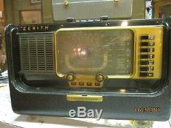 1951 Zenith H500 Trans-oceanic wave magnet short wave radio