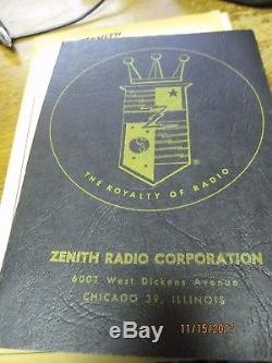 1951 Zenith H500 Trans-oceanic wave magnet short wave radio