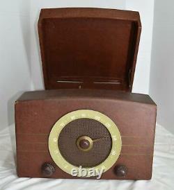1952 Zenith Cobra Matic Record Player Tube Radio Stereo Vintage Audio Tested