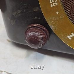 1952 Zenith J664 Tube Radio Record Player Cobra Matic Variable Speed Bakelite