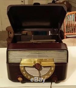1954 Zenith Cobra Matic BAKELITE Record Player AM RADIO