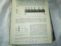 1955 Radio College of Canada service training manual radio tubes Edison effect