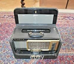 1956 Mid Century Vintage Zenith Short wave Tube Radio Model L600