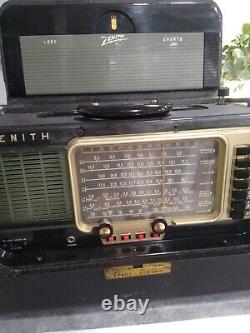 1956 Vintage Zenith Trans-Oceanic Travel Tube Radio Parts or repair