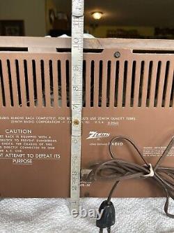 1959 Zenith Long Distance Tube Radio Model X334