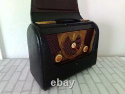 1960 Vintage Zenith Vacuum Tube Radio Model H503 Portable Super