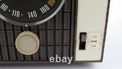 1969 Zenith Z374 Vintage Radio With Tubes Awesome Retro Atomic Alarm Clock Works