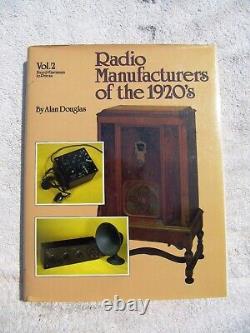 3 VOLUMES Radio Manufacturers of the 1920's A-C Day Dayton Zenith Alan Douglas