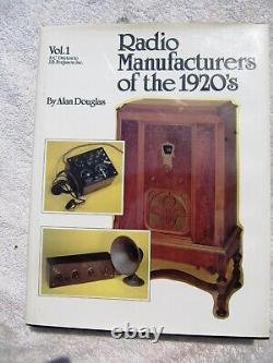 3 VOLUMES Radio Manufacturers of the 1920's A-Z Day Dayton Zenith Alan Douglas