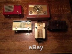 5 Vintage Radios, 1 Automatic, 1 Westinghouse, 1RCA, 1 Zenith, 1Sarkes Tarzian