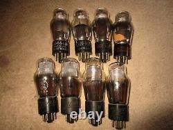 (8) NOS to Strong Zenith & Other 6C5G Meshplate Ham Radio Audio Tubes