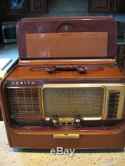 A600L Zenith Leather Transoceanic tube radio