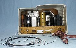 ANTIQUE deco ZENITH 5R312 bakelite tube radio 1939 COMPLETELY RESTORED, WARRANTY