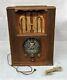 Antique 1930s Zenith Black Tombstone Dial Tube Radio Model 6S27 Working Cond