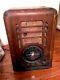 Antique 1930s Zenith Tombstone Radio Model 5S127 For Parts or Repair