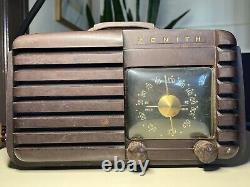 Antique 1942 Zenith Model 6D612 Vintage Tube Working AM Radio WORKS