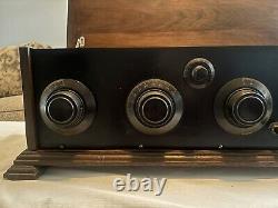 Antique C 1920 Slide Out Tube Radio / Receiver READ ALL ORIGINAL