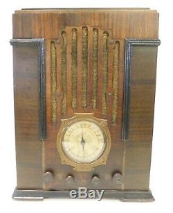 Antique General Tombstone Radio In Zenith 808 Case