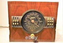 Antique Long Distance Zenith Tube Radio Foreign Broadcast & Police 1g