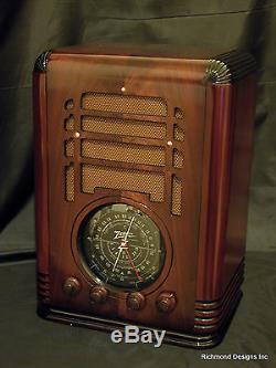 Antique Radio Zenith Model 5S127, 5 Tube, Tombstone, Restored, Warranty