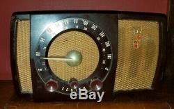 Antique Vintage Zenith Am Fm Long Distance Tube Radio Bakelite